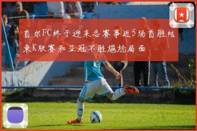 首尔FC终于迎来各赛事近5场首胜结束K联赛和亚冠不胜尴尬局面